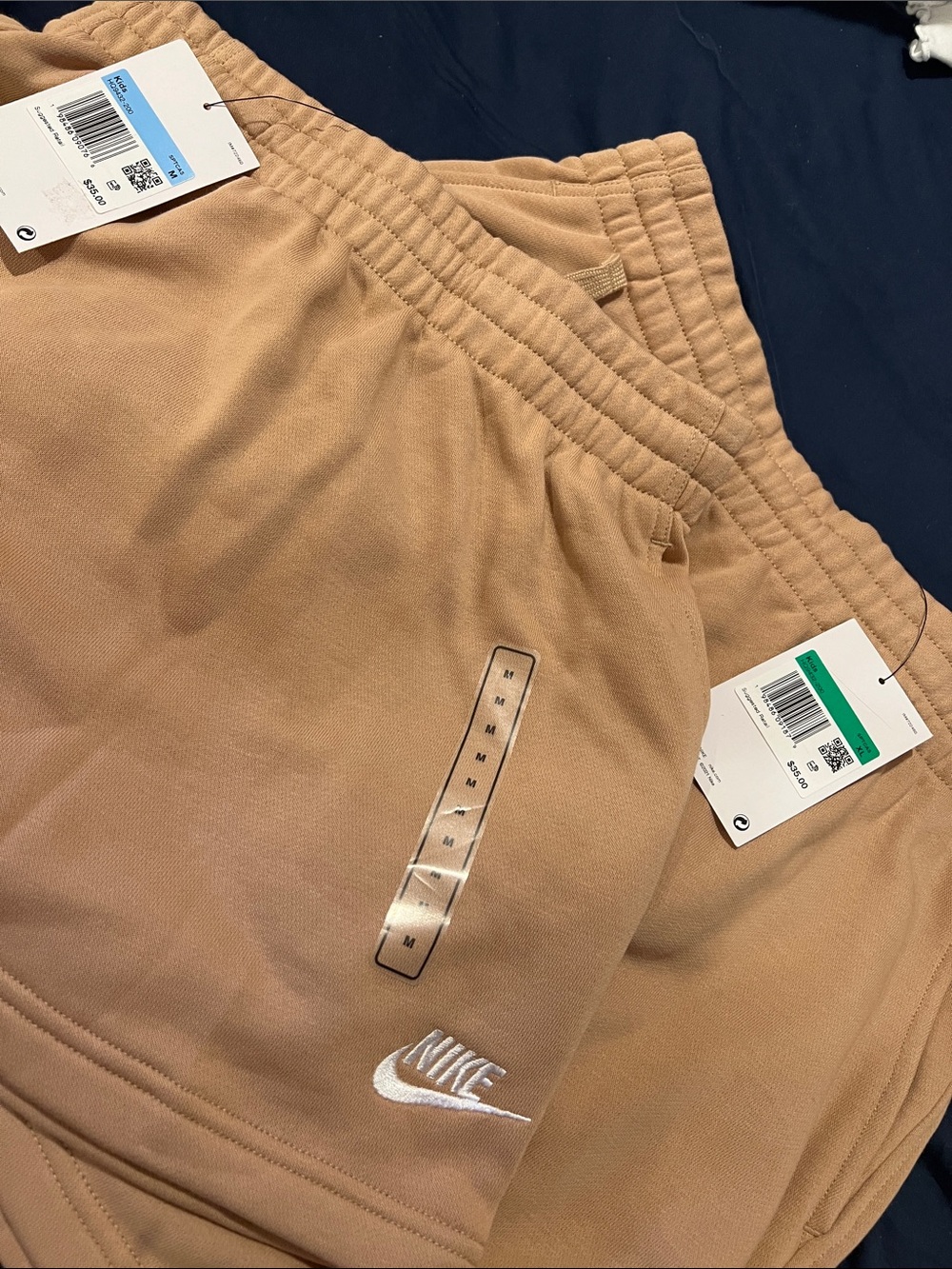 Nike Kids tan skirt  with White Logo MSRP $35